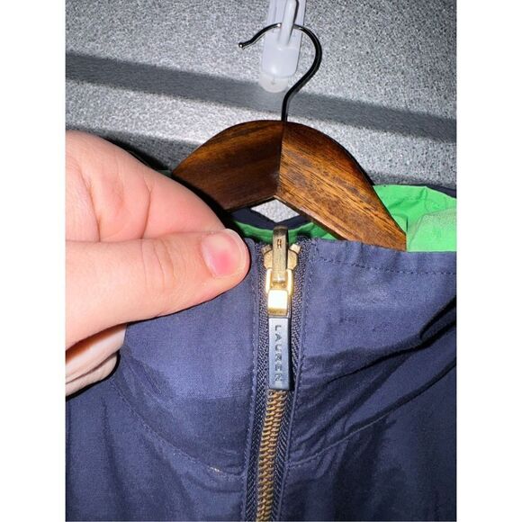 Lauren Ralph Lauren Green & Navy Reversible Gilet Vest Size L - Picture 11 of 11